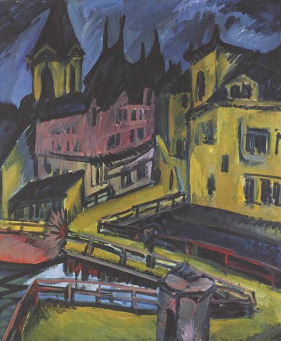 Pfortensteg Chemnitz by Ernst Ludwig Kirchner